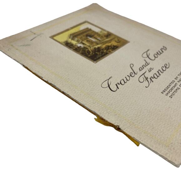 Travel and Tours France Booklet Railways Railroadiana Trains Locomotive 1920s - Picture 12 of 12